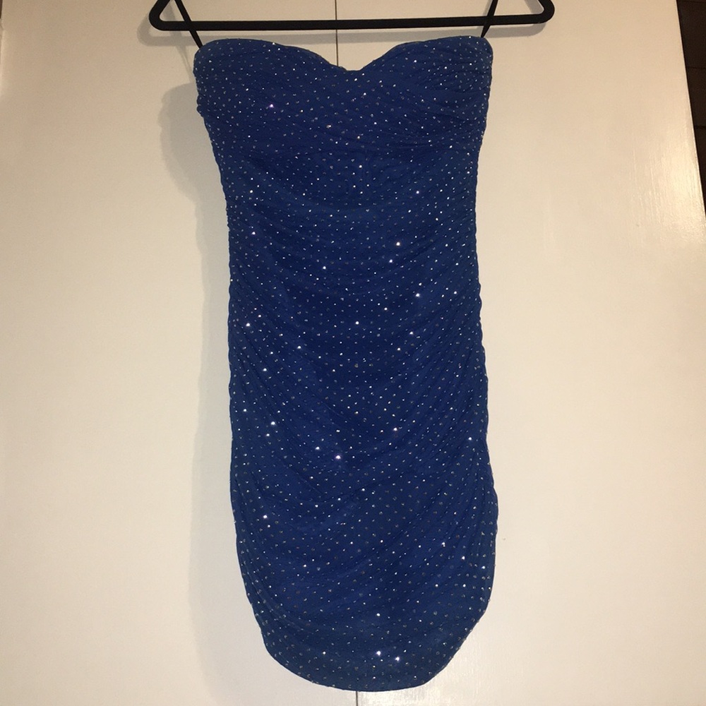Blue Bebe Mini Dress